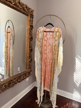 Free People Florence Fringe Kimono